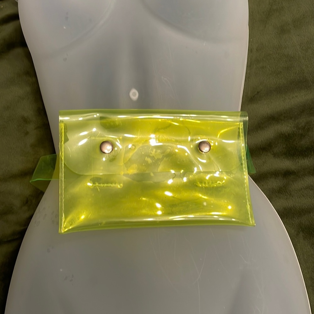 Transparent Neon Fanny Pack